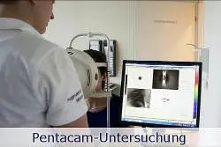 Pentacam AXL liefert diagnostische Daten des gesamten vorderen Augenabschnitts.